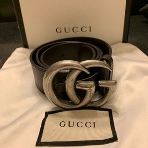 Black Gucci Belt
